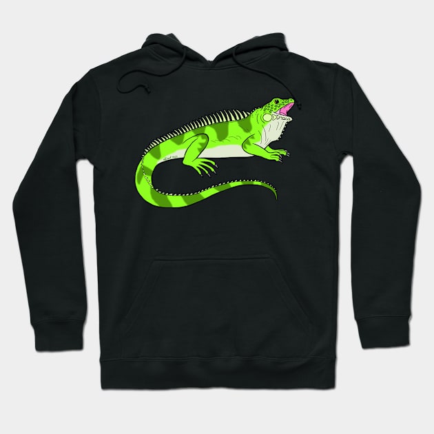 Iguana Hoodie by HonuHoney